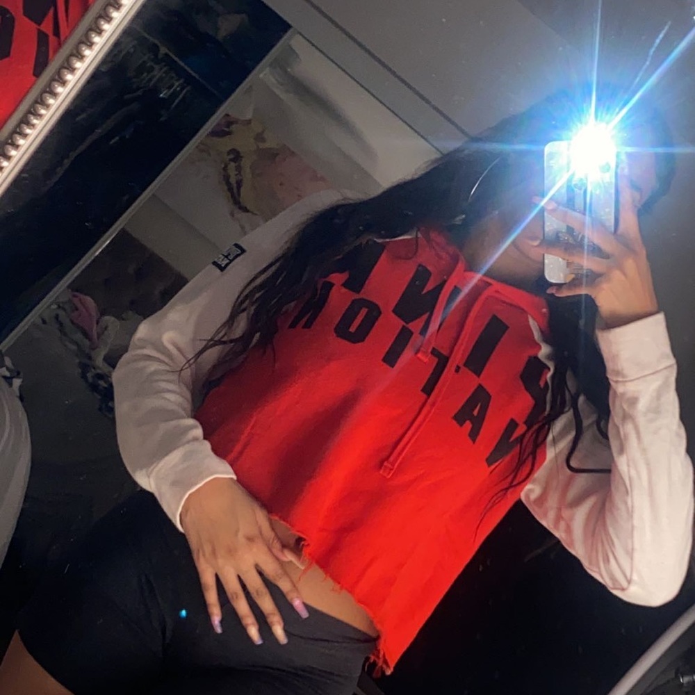 VS PINK Cropped Hoodie